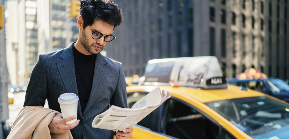 client en attente d'un taxi