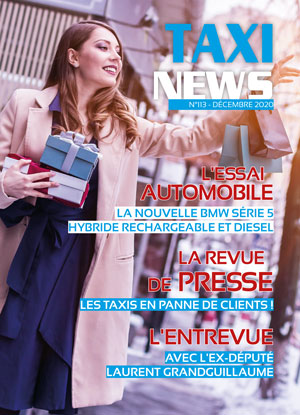 couverture magazine Taxi News pour la période de noël