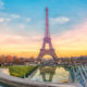 paris Tour Eiffel couché de soleil