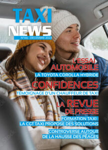 Le magazine des chauffeurs de taxi parisiens du mois de décembre 2023