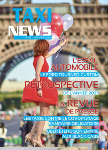 Couverture du magazine des chauffeurs de taxis parisiens