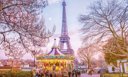 Paris et sa Tout Eiffel en hiver
