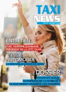 Magazine Taxi News février 2026 pour les chauffeurs de taxi s parisiens